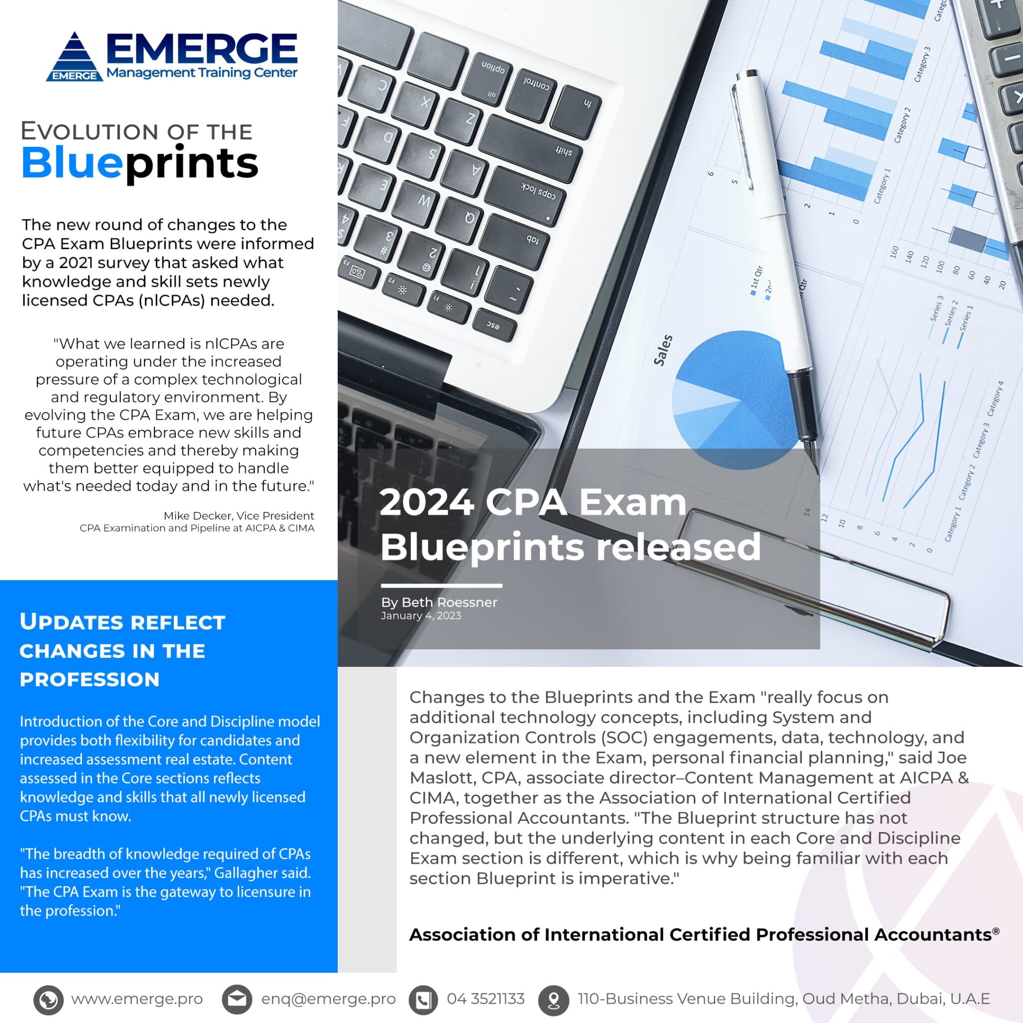 CPA EXAM CONTENT 2024 RELEASE Emerge
