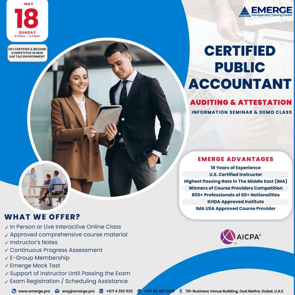 Cpa aud exam preparation classes in dubai