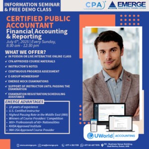 Cpa exam preparation classes in dubai for july intake