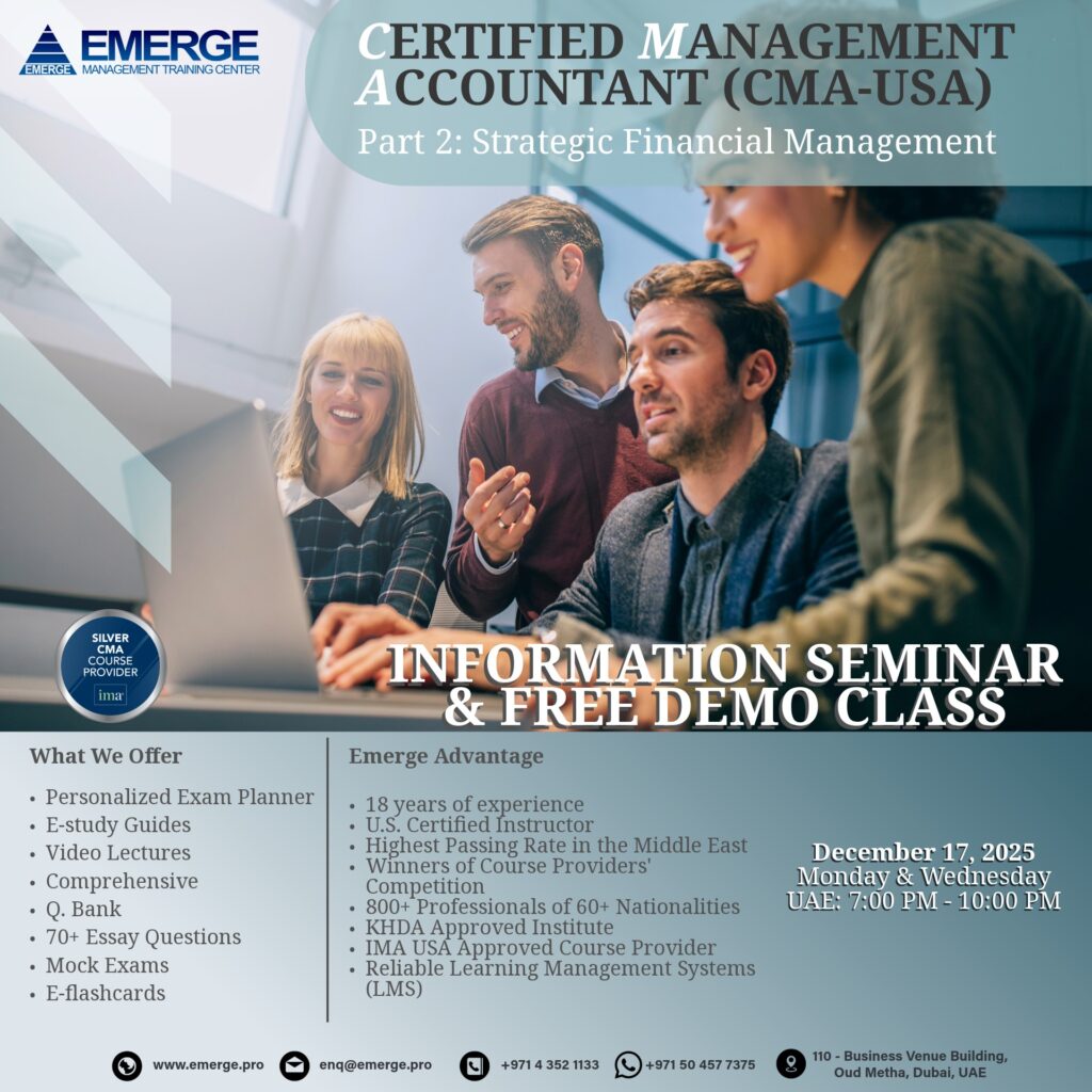 Cma course offer poster